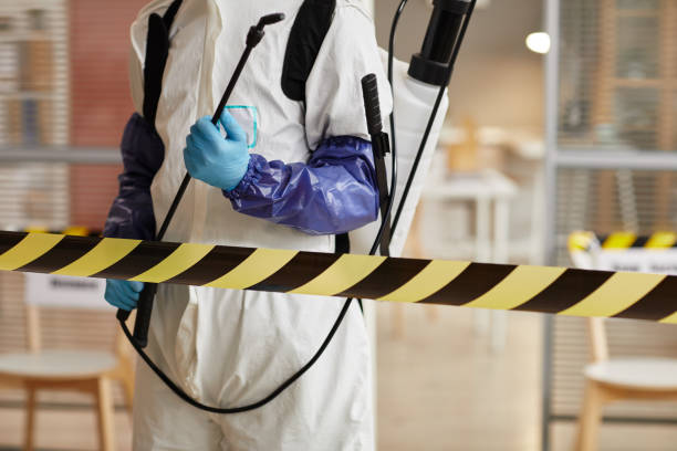 Professional Biohazard Cleanup technician working in Garrison, UT